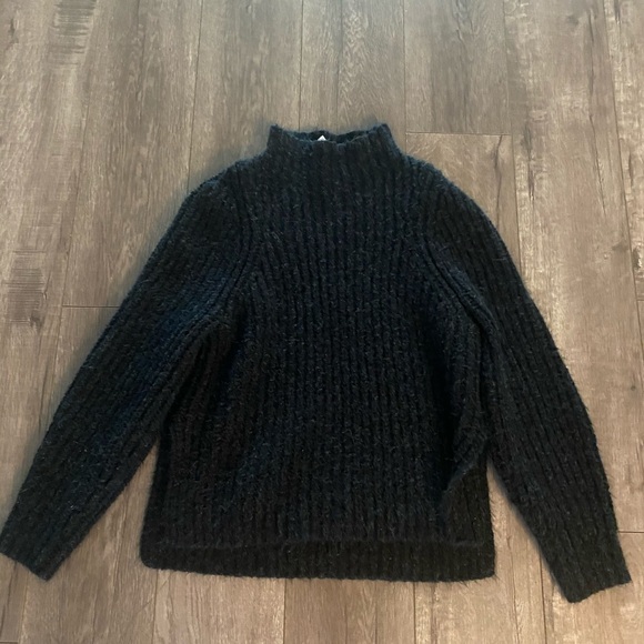 Keith mock neck sweater black/gray M - Picture 4 of 6